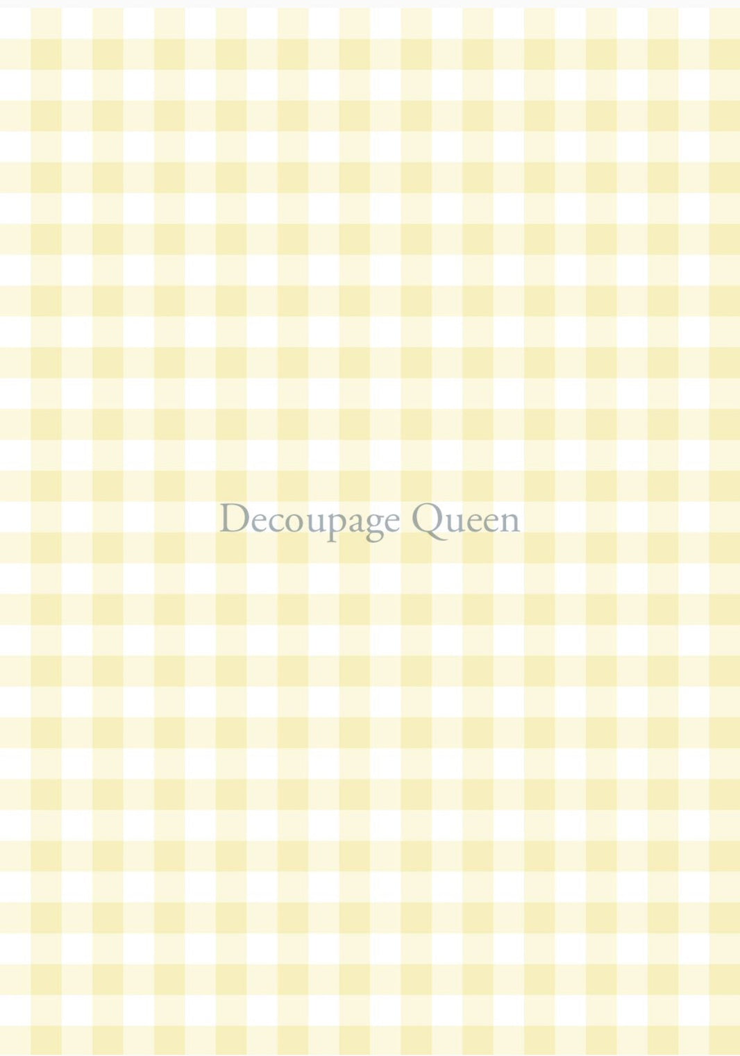 Yellow Gingham 0544, rice paper design by Decoupage queen, arts & entertainment > hobbies & creative arts > arts & crafts, for decoupage and crafting