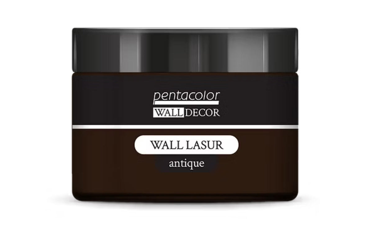 Pentart Wall Lasur Antique 150 ml, design by pentart, hardware > building consumables > painting consumables > paint, for decoupage and crafting