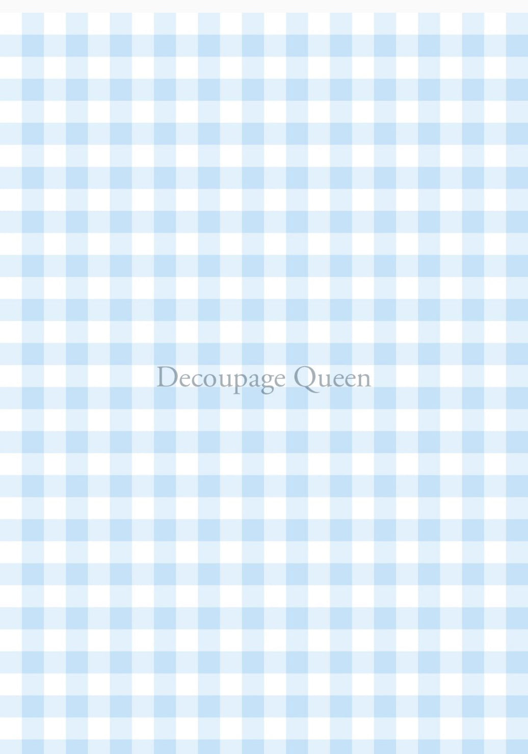 Blue Gingham 0543, rice paper design by Decoupage queen, arts & entertainment > hobbies & creative arts > arts & crafts, for decoupage and crafting