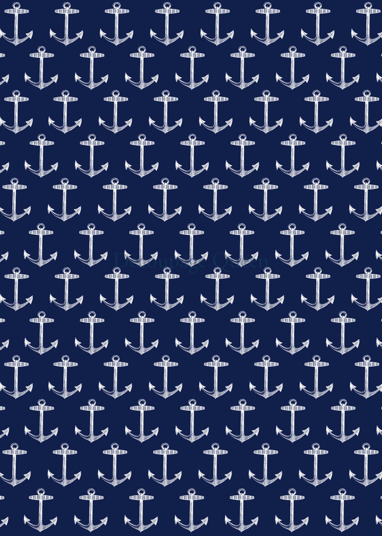 Patterned Anchors 0585, rice paper design by Decoupage queen, arts & entertainment > hobbies & creative arts > arts & crafts, for decoupage and crafting