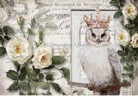 Wise Friend 0559, rice paper design by Decoupage queen, arts & entertainment > hobbies & creative arts > arts & crafts, for decoupage and crafting