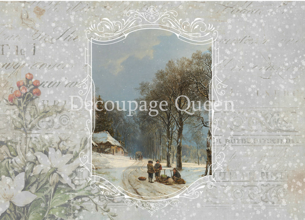 Long Road Home, Dainty and the Queen, rice paper design by Decoupage queen, arts & entertainment > hobbies & creative arts > arts & crafts, for decoupage and crafting