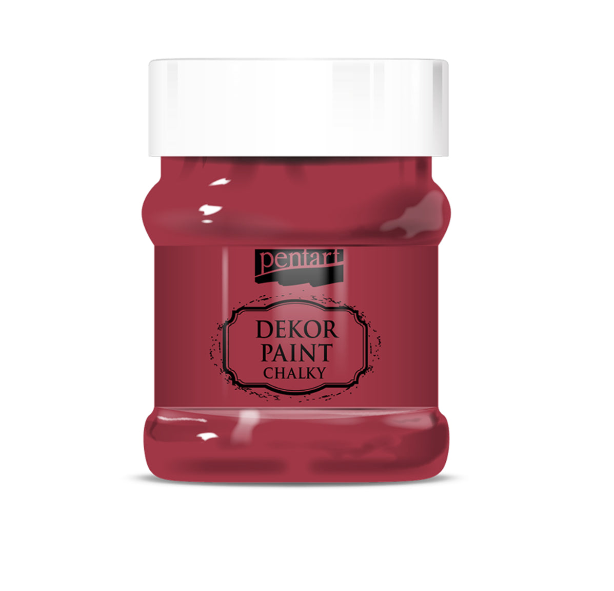 Dekor Paint Cardinal Red, design by Pentart, arts & entertainment > hobbies & creative arts > arts & crafts, for decoupage and crafting
