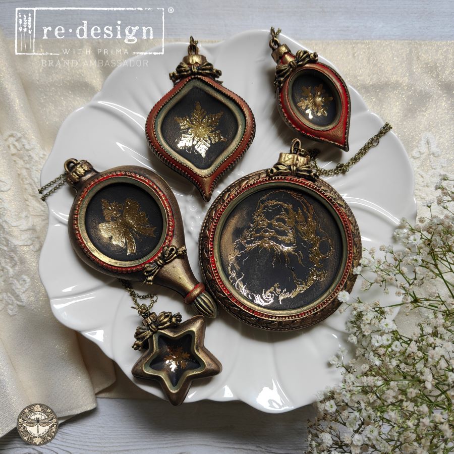 NoeL Elegance Mould, Decor Moulds® - NoeL Elegance Silicone Mould, Shadow Box Christmas Mould