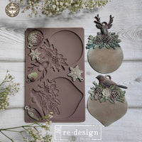 Antler Emblem, Decor Moulds® - Evergreen Antler Emblem