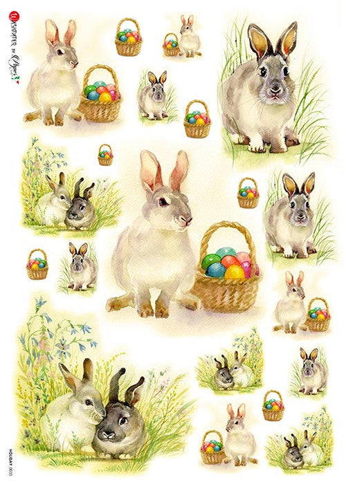Paper Designs Holiday 0035 Easter Scenes Rice Paper