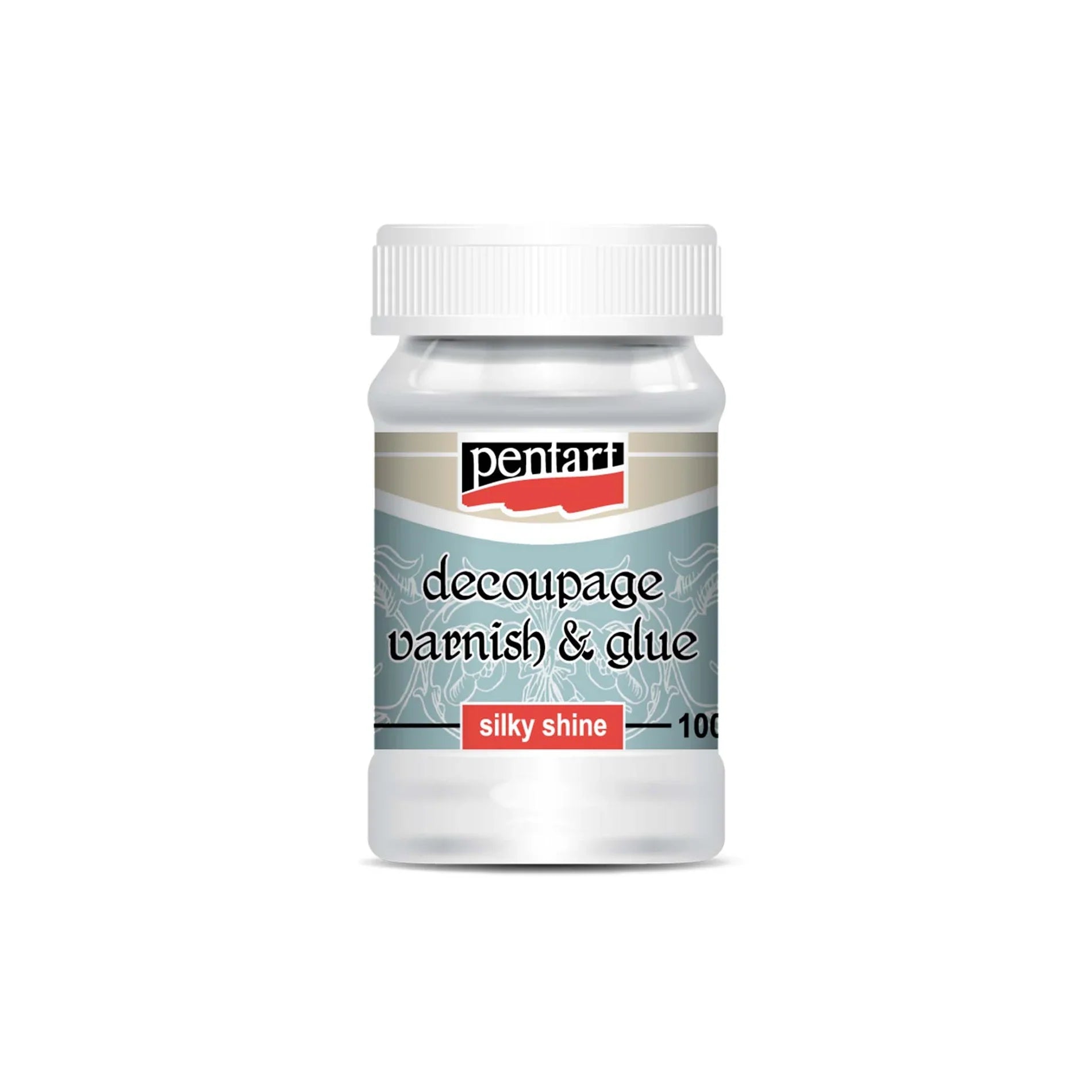 Silky-Shine Decoupage Varnish & Glue, design by Pentart, arts & entertainment > hobbies & creative arts > arts & crafts, for decoupage and crafting