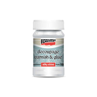 Silky-Shine Decoupage Varnish & Glue, design by Pentart, arts & entertainment > hobbies & creative arts > arts & crafts, for decoupage and crafting