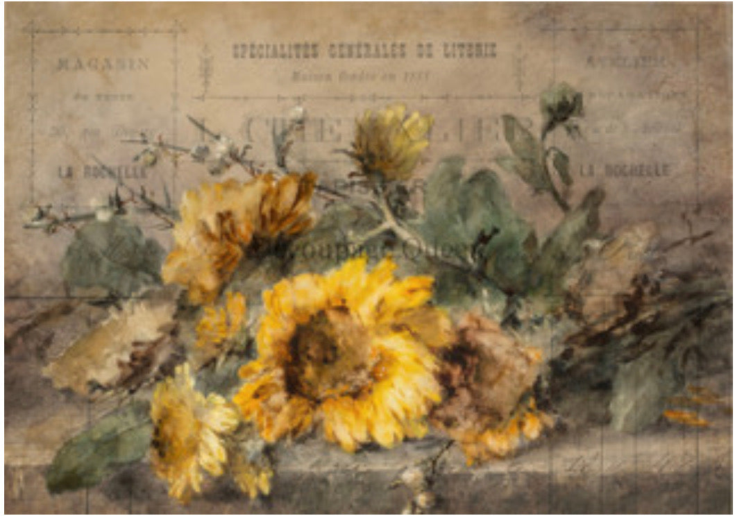 Rochelle, rice paper design by Decoupage Queen, arts & entertainment > hobbies & creative arts > arts & crafts, for decoupage and crafting