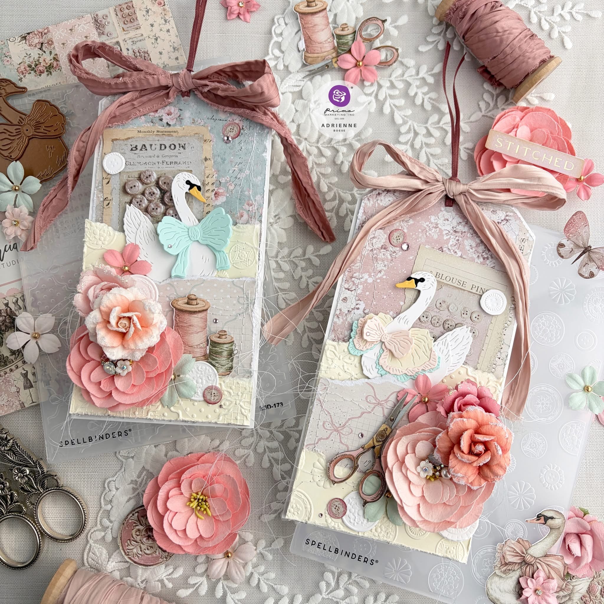 Buttons & Keepsakes Collection Ephemera - Quilted Memories