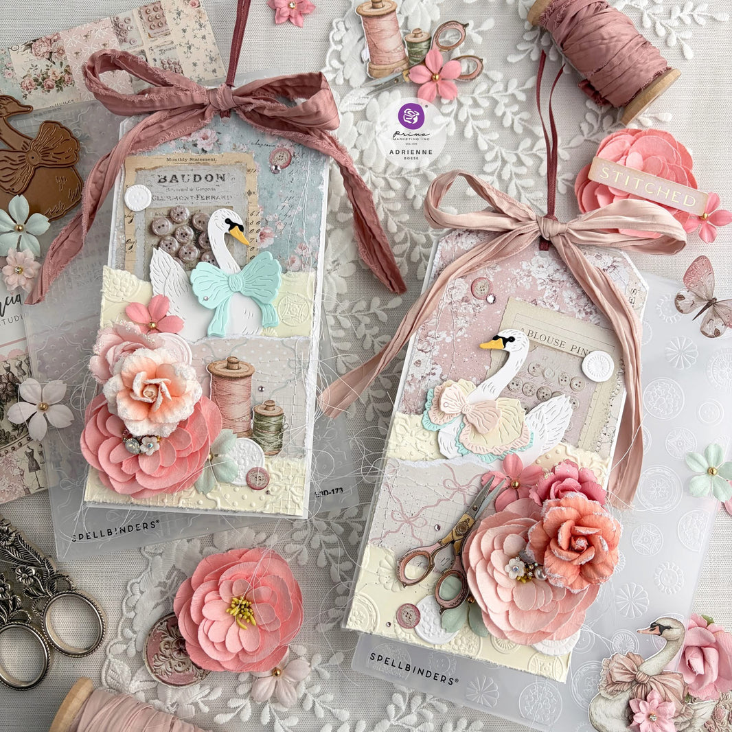Buttons & Keepsakes Collection Ephemera - Quilted Memories