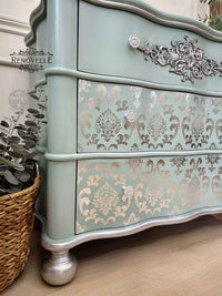 Silver House of Damask, Decor Foil Transfers® Kacha