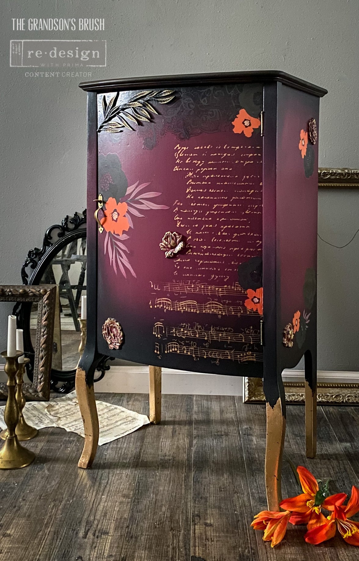 Decor Transfers® CeCe - Fleur Noir