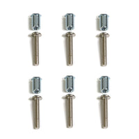 Knob Mould Hardware Pack - total 12 pcs - 6 sets knob mould hardware refills