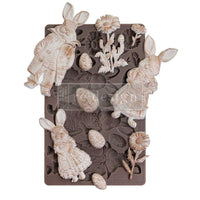 Bunny Mould, Decor Moulds® – Springtime Bunny – 1 Pc, 5″X8″X8Mm / Silicone