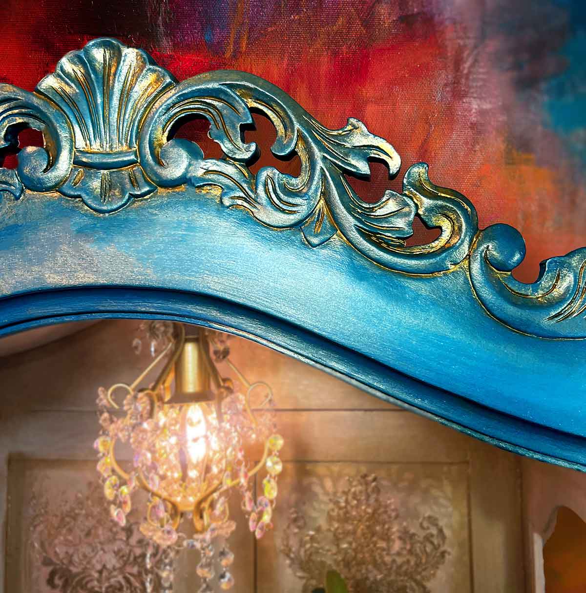 Tiger’s Eye Glaze, CeCe Glaze, Prima Gold Glaze