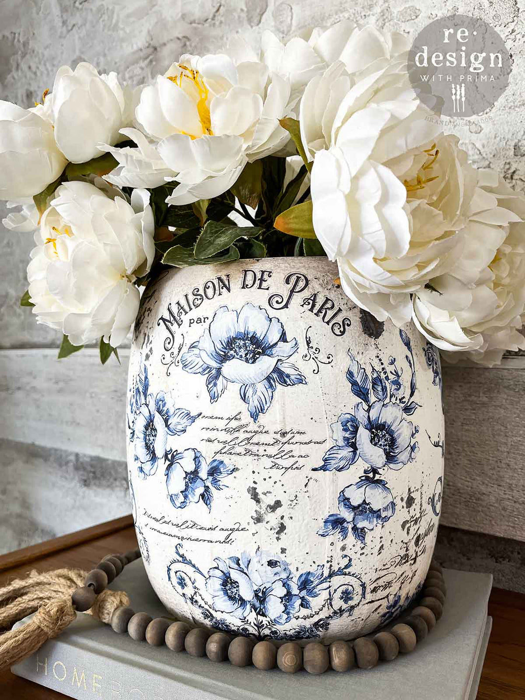 Double Delight Decoupage Fiber Paper Set - Serenade In Blue