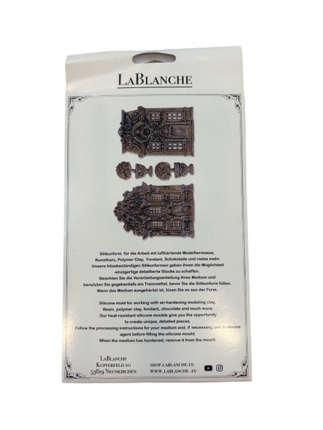 Baroque Houses Silicone Mould – LaBlanche House Mould