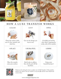 Luxe Transfers® - Daisy Cherry Delight