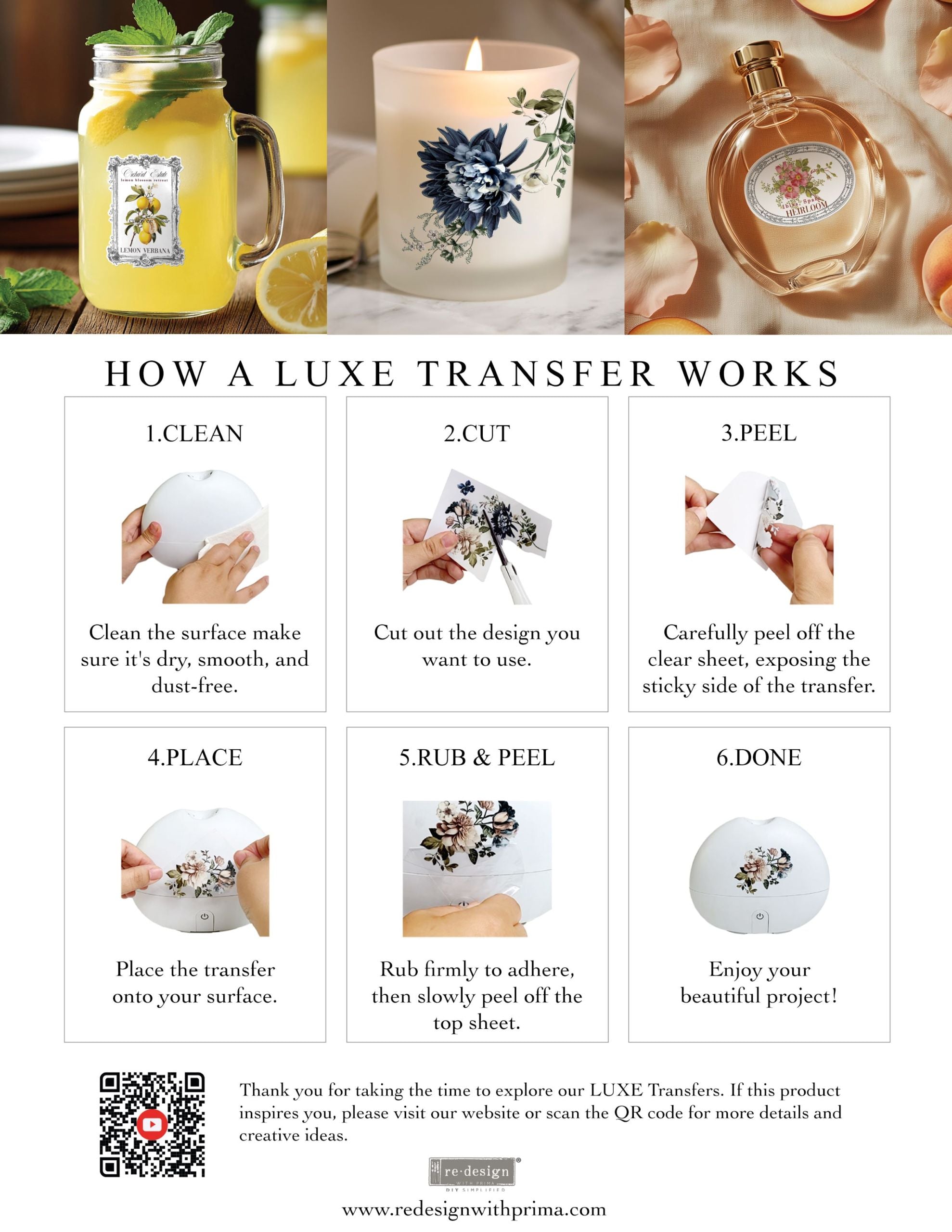 Luxe Transfers® - Romance En Fleur