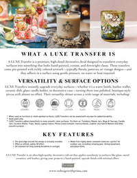 Luxe Transfers® - Fleur De Frame