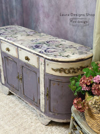 Double Delight Decoupage Fiber Paper Set - Soft Veil - Total 2 sheets - 1 sheet,