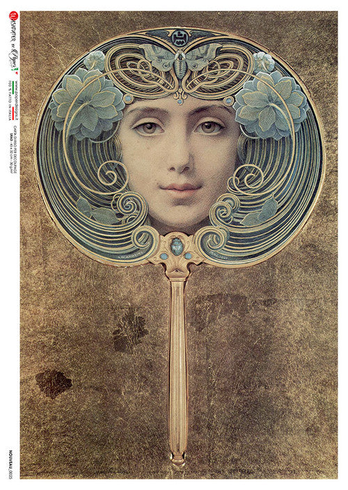 Paper Designs Face on Mirror Nouveau 0025
