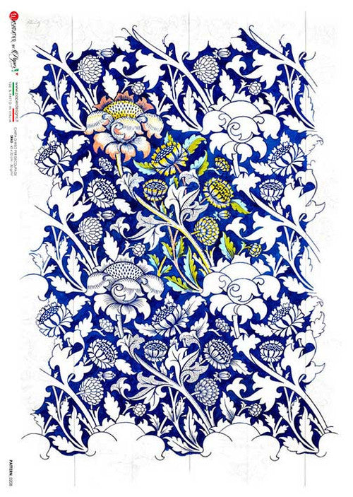 Paper Designs Rice Paper William Morris Wey  PD PATTERN 0208