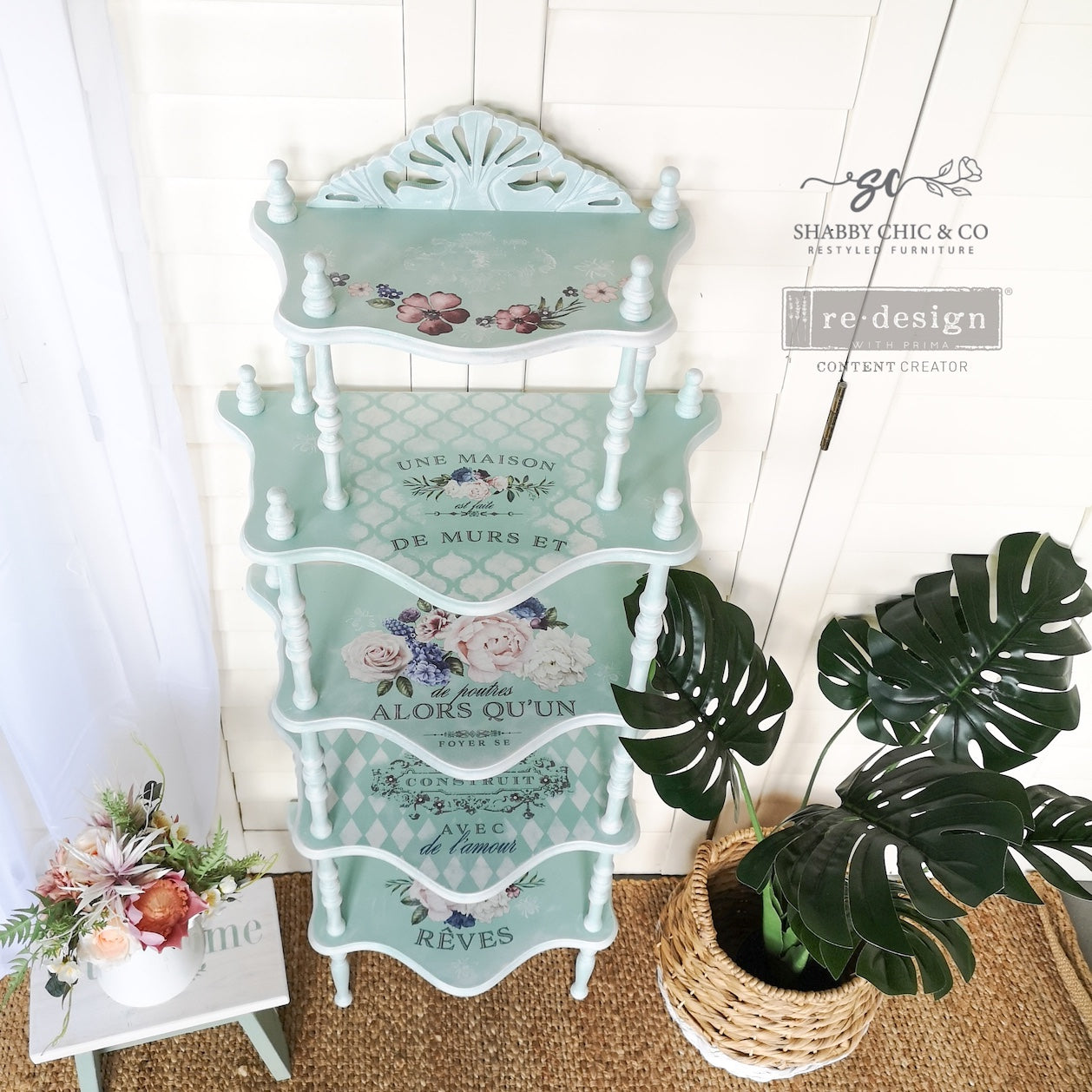 Redesign Decor Transfers - Lavender Bush, Large Furniture Transfer