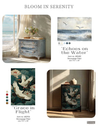 Decoupage Decor Tissue Paper - Echoes On The Water