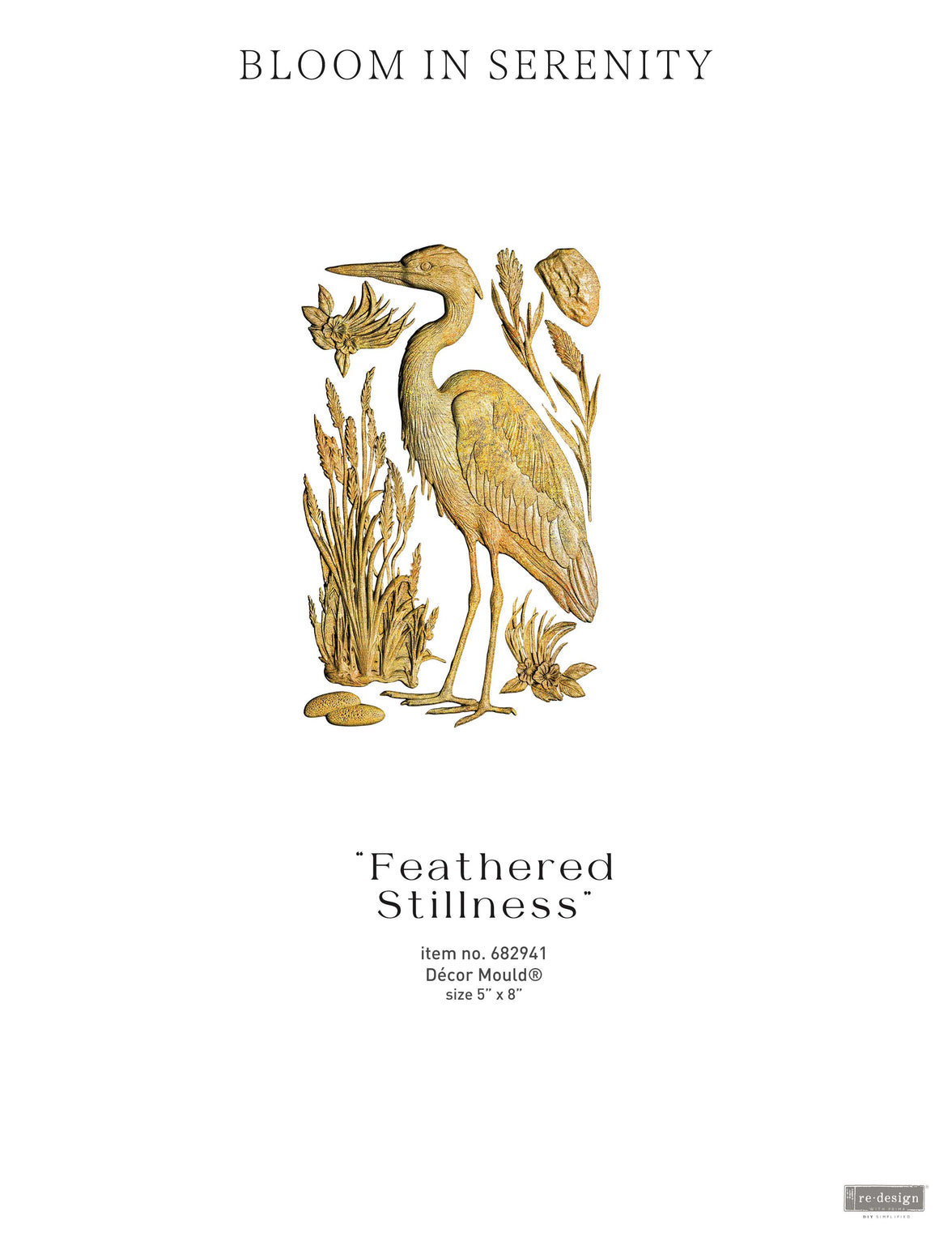 Decor Moulds® - Feathered Stillness, Heron Mould