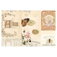Autumn Sunset Journal Card,  3X4 Journaling Cards, Notecards