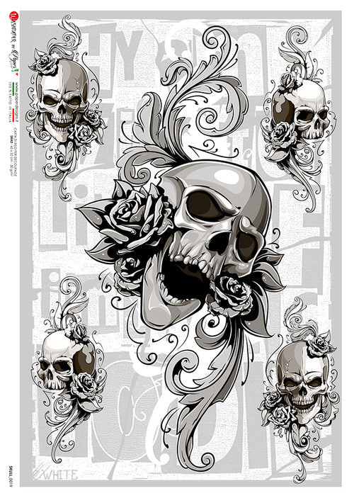 Paper Designs Skull 0019