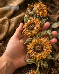 Golden Solstice, Decor Moulds, Golden Solstice Moild, Sunflower Mould