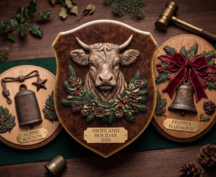 NEW! Winter Barnstead, Decor Moulds® - Winter Barnstead Mould, Farm Animal Holiday.