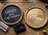 New! Artisan’s Frame Mould, Decor Moulds® - Artisan’s Frame, Embroidery Hoop Mould