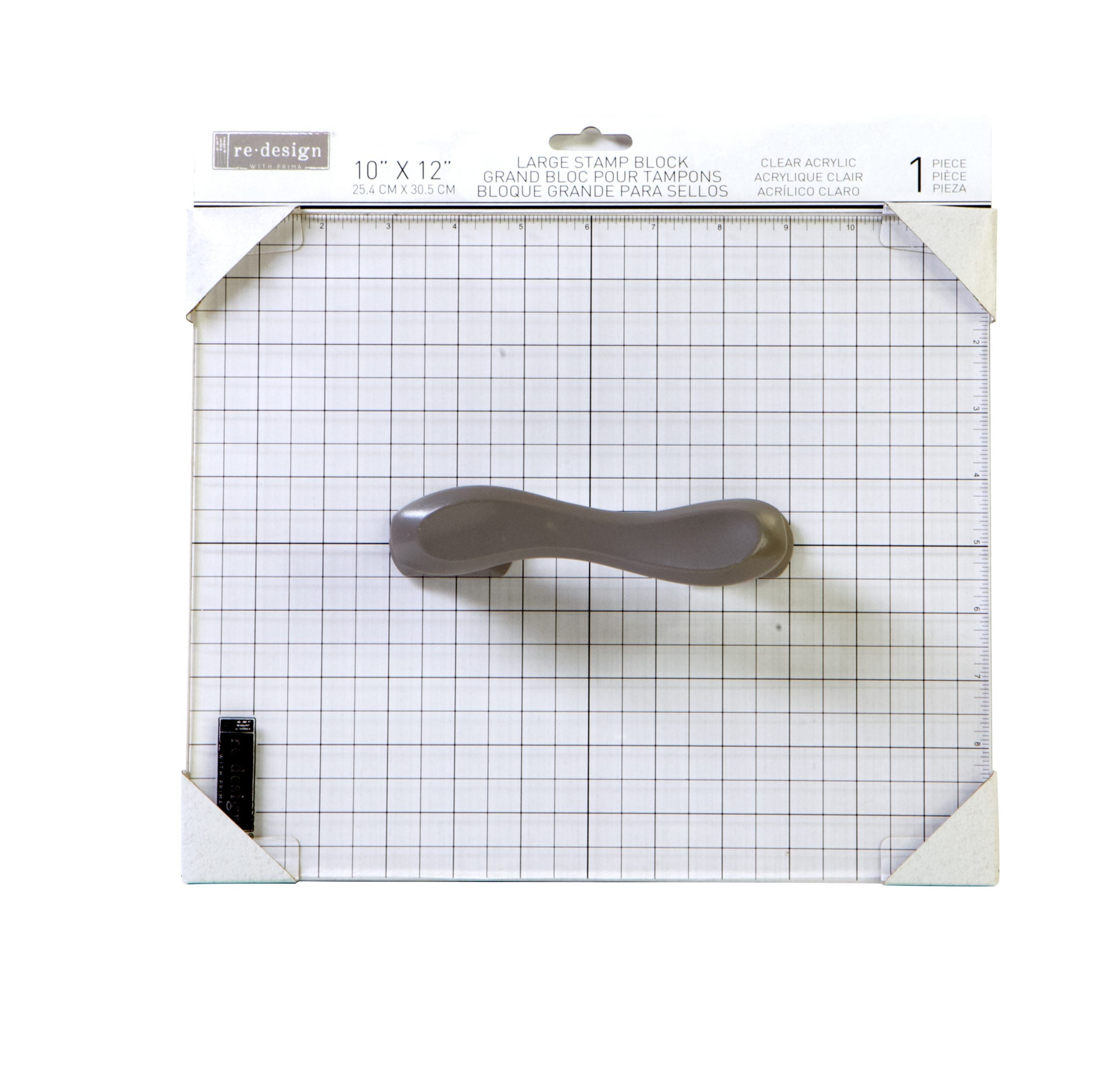 Stamp Block, Acrylic Block - 1 pc, 10"x12", Stamping Block, Tool, Large Acrylic Block