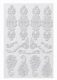 LaBlanche Baroque Scrollwork Embellishment Sticker Sheet