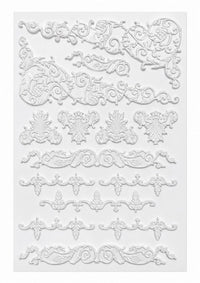 LaBlanche Vintage Border Flourish Embellishment Sticker Sheet