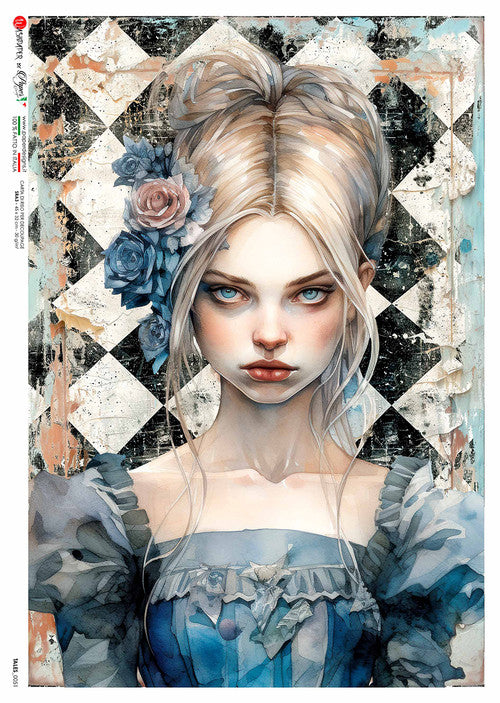 Paper Designs Dark Alice Rice Paper