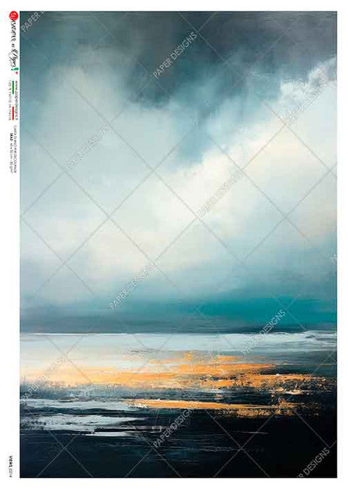 Paper Designs Minimalist Horizon A4 Rice Paper