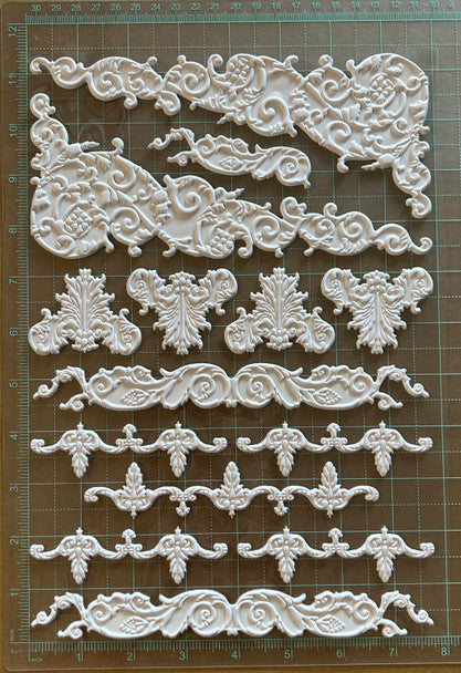 LaBlanche Vintage Border Flourish Embellishment Sticker Sheet