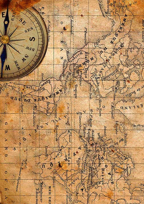 Paper Designs Old Maps XL-MAPS-0002