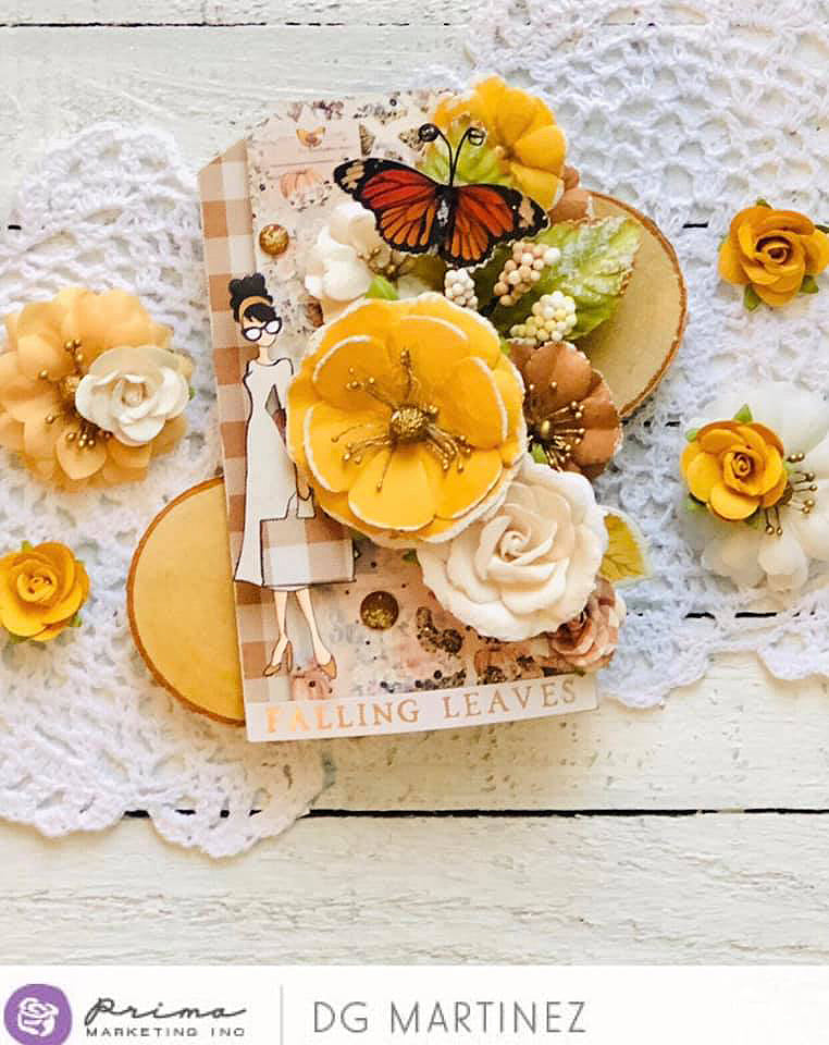 Autumn Sunset Journal Card,  3X4 Journaling Cards, Notecards