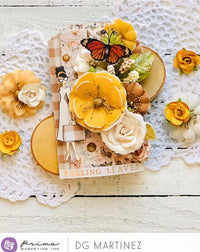 Autumn Sunset Journal Card,  3X4 Journaling Cards, Notecards