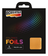 Colored Foil Sheets 5 Sheets Pack