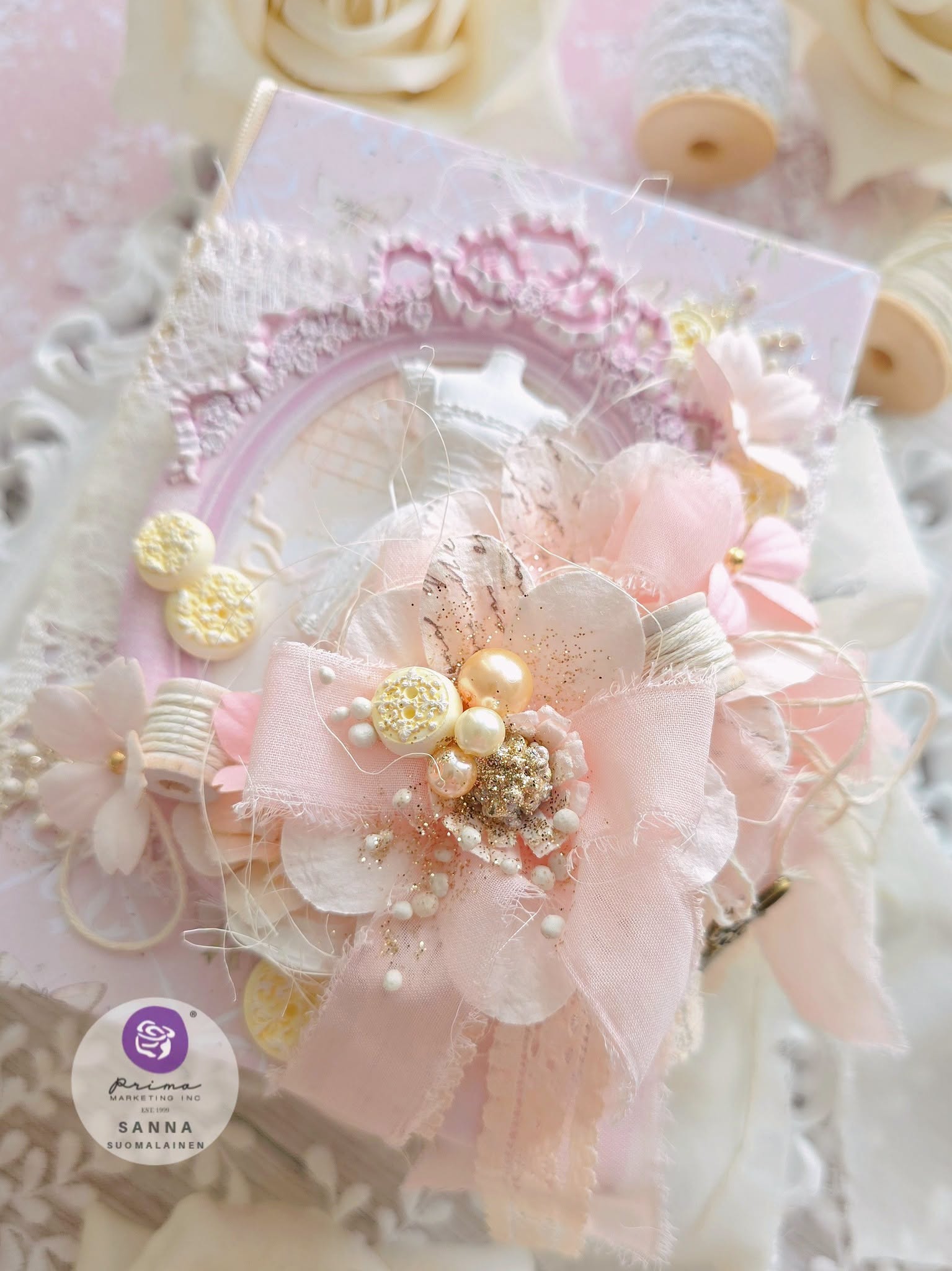 Buttons & Keepsakes Collection A4 Transfer