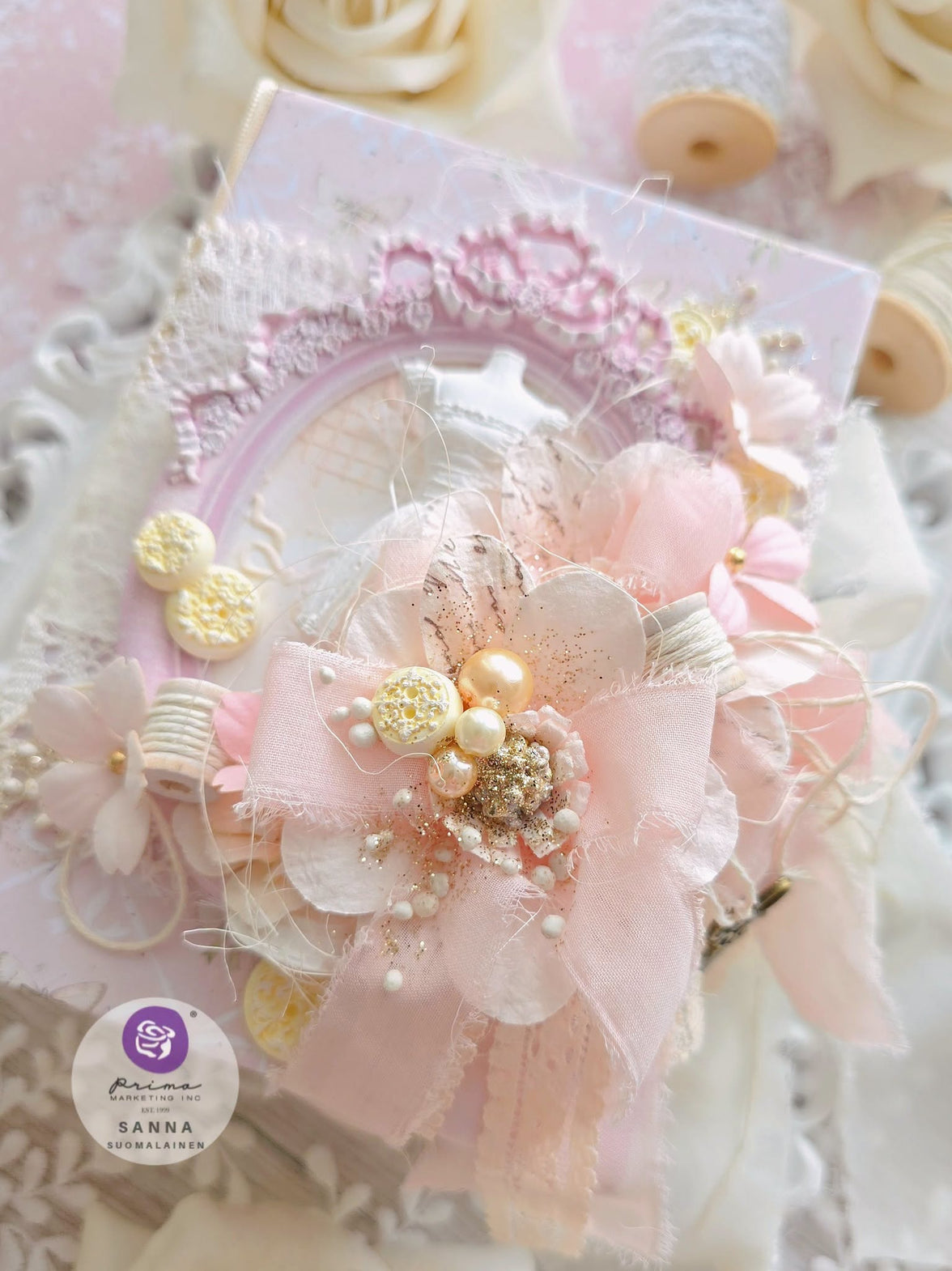 Buttons & Keepsakes Collection A4 Transfer