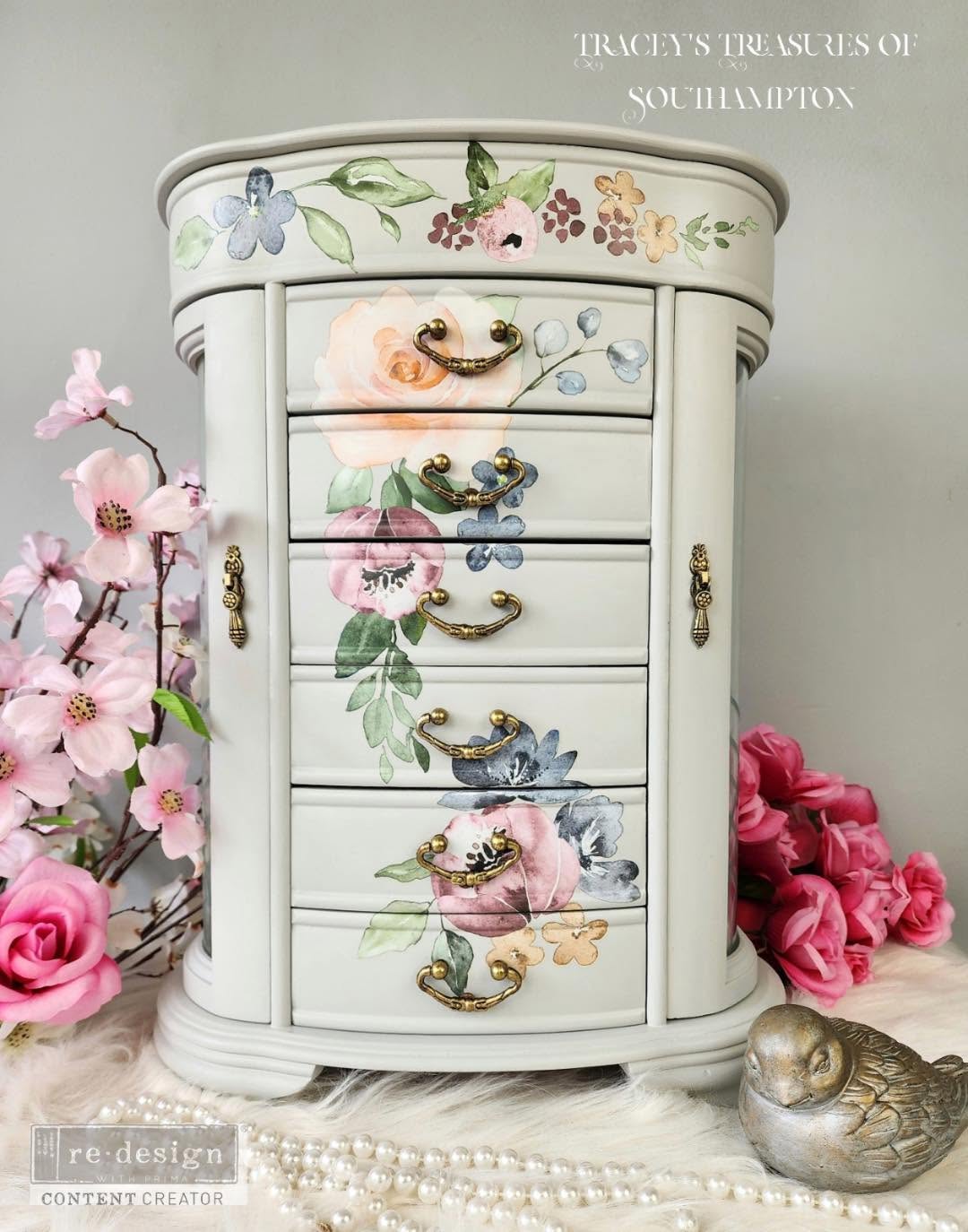 Redesign Decor Transfers® - Watercolor Bloom Floral Transfers