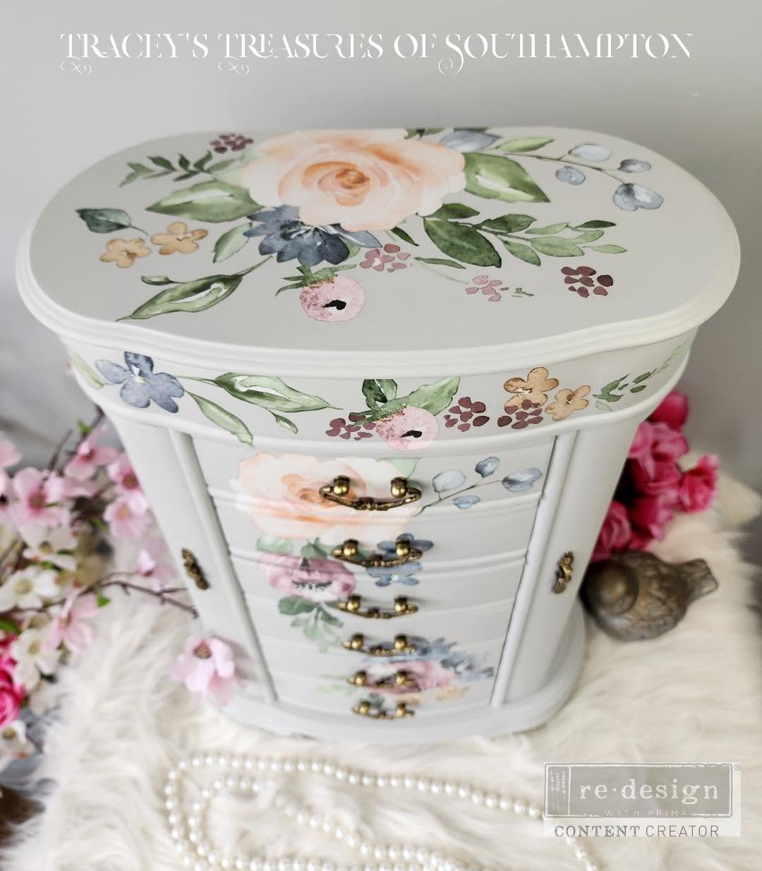 Redesign Decor Transfers® - Watercolor Bloom Floral Transfers
